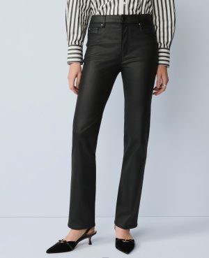The Petite Coated Perfect Straight Jean