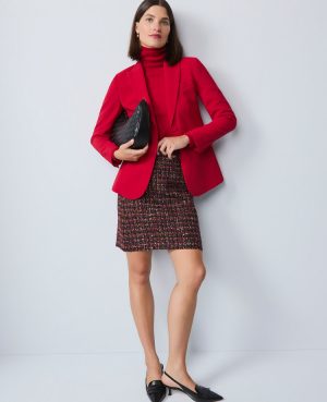 The Two-Button Blazer in Fluid Crepe