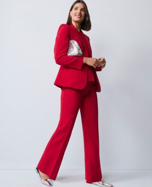 The Flare Trouser in Fluid Crepe