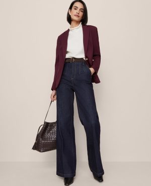 The One-Button Blazer in Ponte